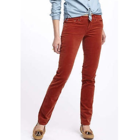 AG Adriano Goldschmied Stevie skinny straight cords Jeans 29 - Picture 2 of 7